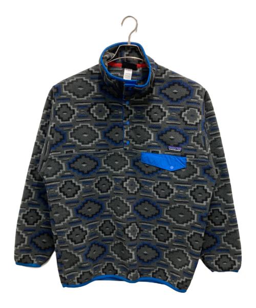 Patagonia（パタゴニア）Patagonia (パタゴニア) 総柄シンチラスナップT グレー サイズ:Mの古着・服飾アイテム