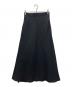 ESTNATION（エストネーション）の古着「リネンスリットセミフレアマキシスカート」｜ブラック