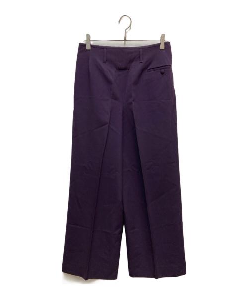Jean Paul Gaultier FEMME（ジャンポールゴルチエ フェム）Jean Paul Gaultier FEMME (ジャンポールゴルチエ フェム) ウールセットアップ パープル サイズ:40の古着・服飾アイテム
