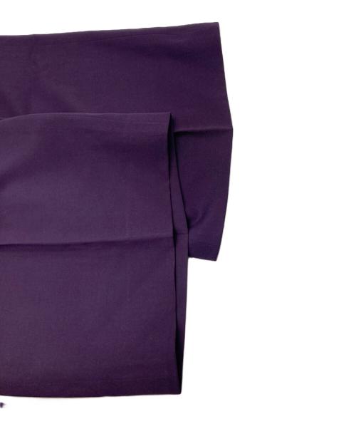 Jean Paul Gaultier FEMME（ジャンポールゴルチエ フェム）Jean Paul Gaultier FEMME (ジャンポールゴルチエ フェム) ウールセットアップ パープル サイズ:40の古着・服飾アイテム