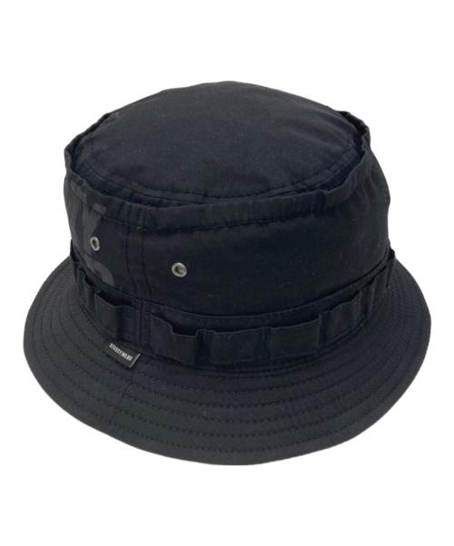 stussy（ステューシー）stussy (ステューシー) ハット ブラック サイズ:S/Mの古着・服飾アイテム