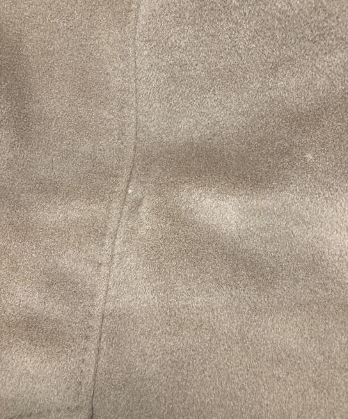 MaxMara（マックスマーラ）MaxMara (マックスマーラ) ウールカシミヤボア襟コート ブラウン サイズ:42の古着・服飾アイテム