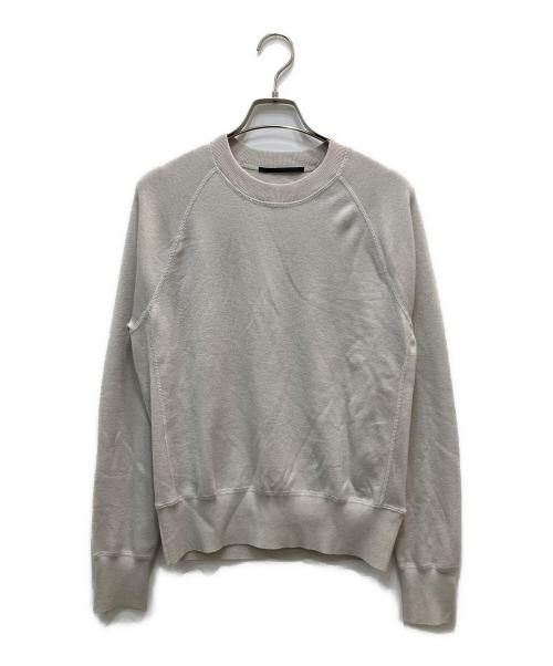 AP STUDIO（エーピーストゥディオ）AP STUDIO (エーピーストゥディオ) スウェットライクニット ベージュ サイズ:FREEの古着・服飾アイテム