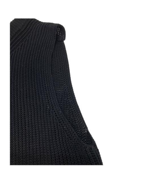 EVERYDAY I LIKE.（エヴリデイ アイ ライク）EVERYDAY I LIKE. (エヴリデイ アイ ライク) Polite ニット ベスト ブラック サイズ:不明（実寸参照）の古着・服飾アイテム