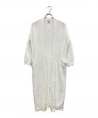 DEMYLEEデミリー）の古着「ロングニットカーディガン」｜ホワイト