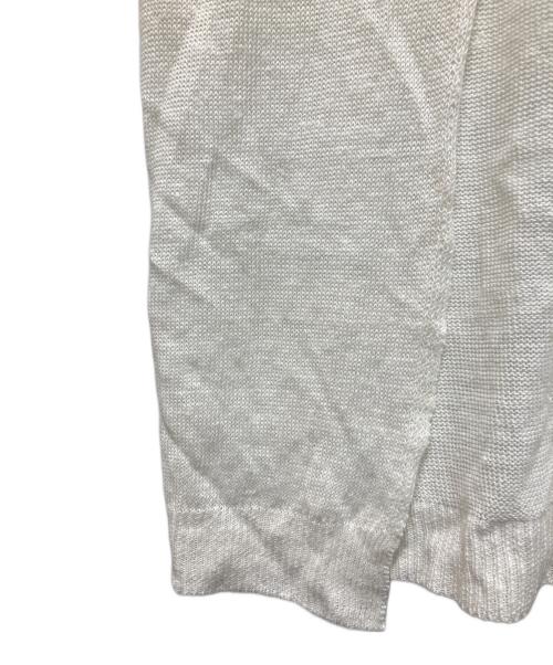 DEMYLEE（デミリー）DEMYLEE (デミリー) ロングニットカーディガン ホワイト サイズ:S 未使用品の古着・服飾アイテム