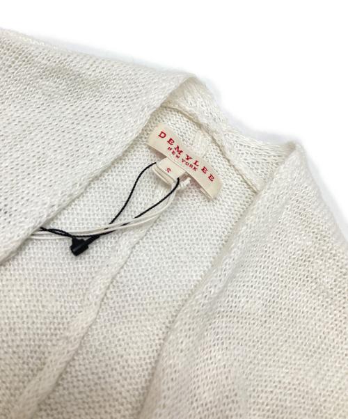 DEMYLEE（デミリー）DEMYLEE (デミリー) ロングニットカーディガン ホワイト サイズ:S 未使用品の古着・服飾アイテム