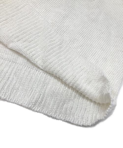 DEMYLEE（デミリー）DEMYLEE (デミリー) ロングニットカーディガン ホワイト サイズ:S 未使用品の古着・服飾アイテム