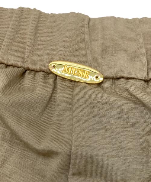 MUSE de Deuxieme Classe（ミューズ ドゥーズィエム クラス）MUSE de Deuxieme Classe (ミューズ ドゥーズィエム クラス) Prime wool jersey パンツ ベージュ サイズ:36の古着・服飾アイテム