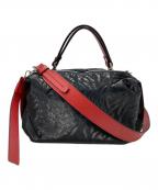 LORISTELLAロリステッラ）の古着「2WAYバッグ」｜ブラック×レッド