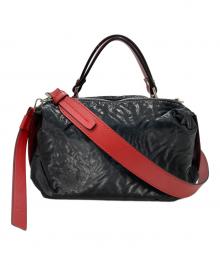 LORISTELLA（ロリステッラ）の古着「2WAYバッグ」｜ブラック×レッド