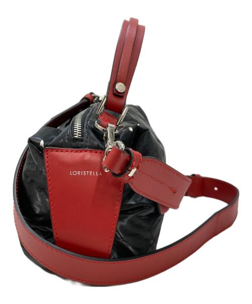LORISTELLA（ロリステッラ）LORISTELLA (ロリステッラ) 2WAYバッグ ブラック×レッドの古着・服飾アイテム
