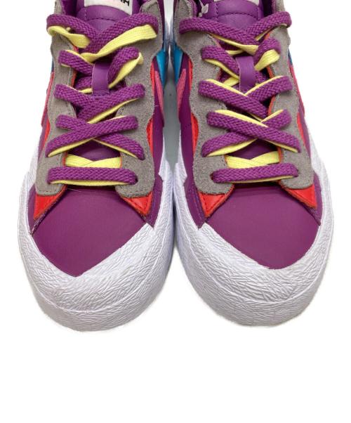 NIKE（ナイキ）NIKE (ナイキ) sacai (サカイ) KAWS (カウズ) BLAZER LOW パープル サイズ:26の古着・服飾アイテム