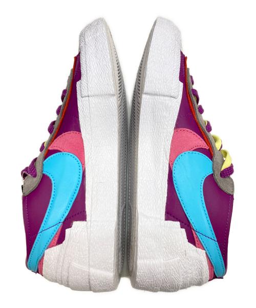 NIKE（ナイキ）NIKE (ナイキ) sacai (サカイ) KAWS (カウズ) BLAZER LOW パープル サイズ:26の古着・服飾アイテム
