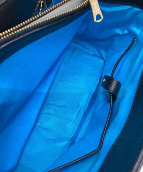 A.D.M.J.（エーディーエムジェイ）A.D.M.J. (エーディーエムジェイ) トートバッグ ネイビーの古着・服飾アイテム