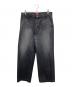 order（オーダー）の古着「loose denim pants one wash」｜ブラック