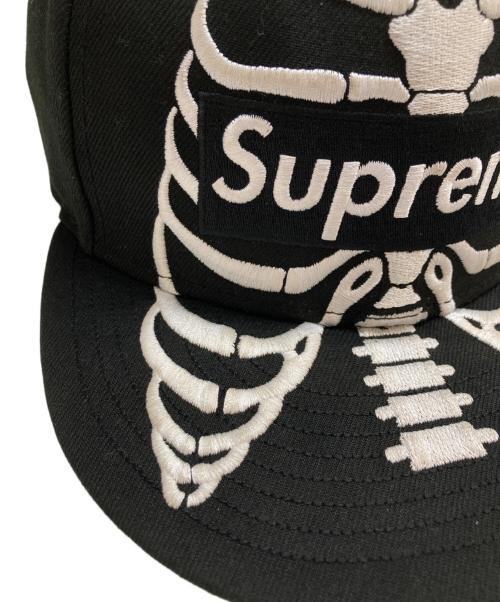SUPREME（シュプリーム）SUPREME (シュプリーム) Bones Box Logo New Era cap ブラックの古着・服飾アイテム