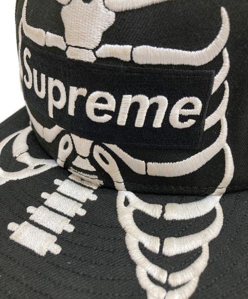 SUPREME（シュプリーム）SUPREME (シュプリーム) Bones Box Logo New Era cap ブラックの古着・服飾アイテム