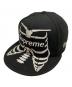 SUPREME（シュプリーム）の古着「Bones Box Logo New Era cap」｜ブラック