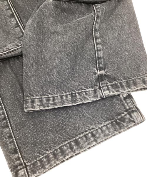 ZARA（ザラ）ZARA (ザラ) デニムカーゴパンツ グレー サイズ:36の古着・服飾アイテム