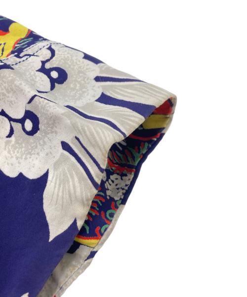 Sun Surf（サンサーフ）Sun Surf (サンサーフ) 総柄シャツ ブルー サイズ:Mの古着・服飾アイテム