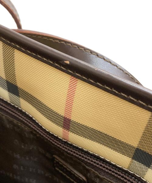BURBERRY LONDON（バーバリーロンドン）BURBERRY LONDON (バーバリーロンドン) バケツ型トートバッグ ベージュの古着・服飾アイテム