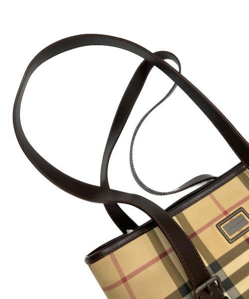 BURBERRY LONDON（バーバリーロンドン）BURBERRY LONDON (バーバリーロンドン) バケツ型トートバッグ ベージュの古着・服飾アイテム