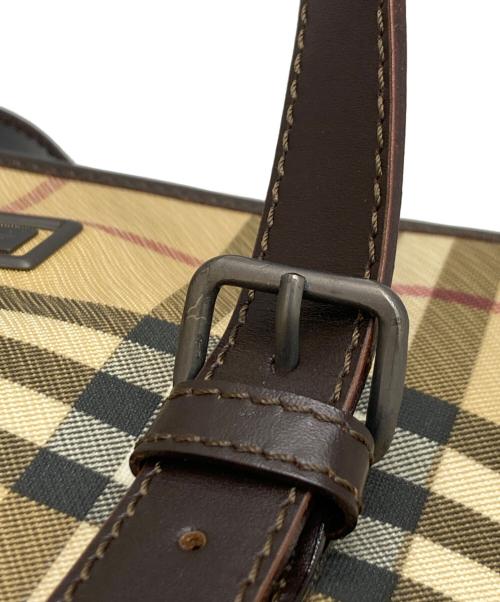 BURBERRY LONDON（バーバリーロンドン）BURBERRY LONDON (バーバリーロンドン) バケツ型トートバッグ ベージュの古着・服飾アイテム