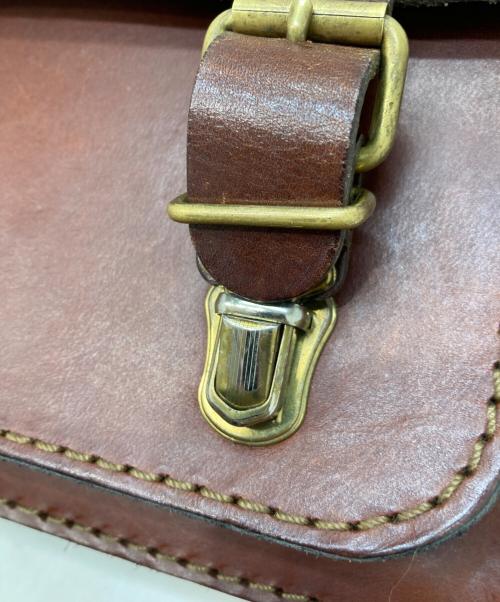 Herz（ヘルツ）Herz (ヘルツ) レザー2WAYバッグ ブラウンの古着・服飾アイテム