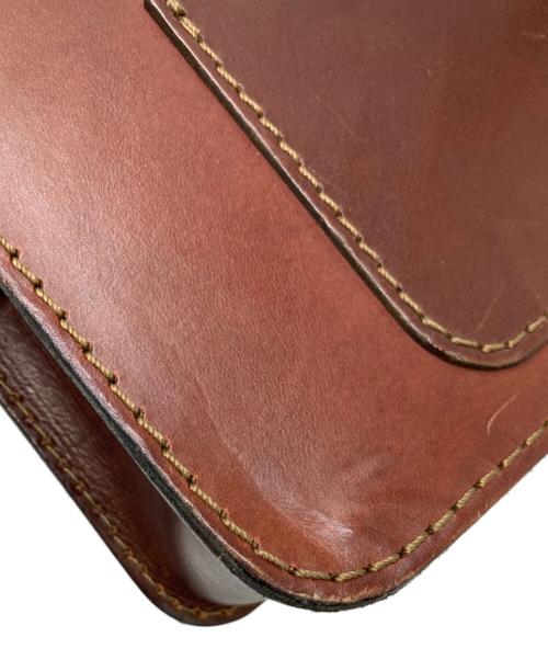 Herz（ヘルツ）Herz (ヘルツ) レザー2WAYバッグ ブラウンの古着・服飾アイテム