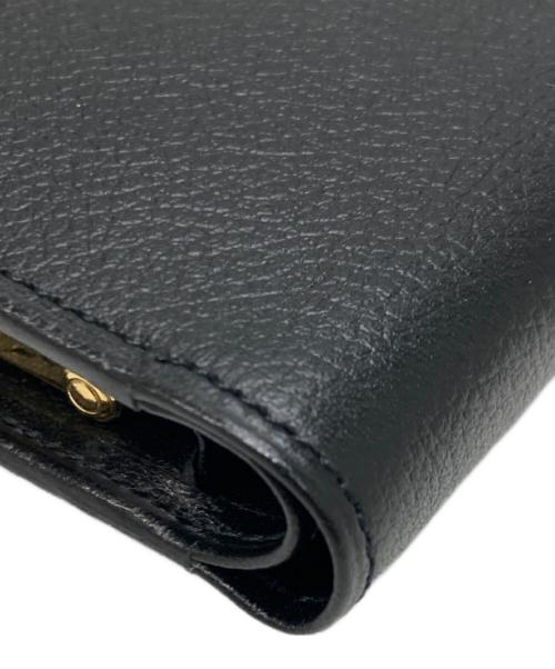 Yves Saint Laurent（イヴサンローラン）Yves Saint Laurent (イヴサンローラン) 2つ折り財布 ブラックの古着・服飾アイテム