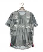 FC東京×NEW BALANCEエフシートウキョウ×ニューバランス）の古着「Tシャツ」｜グレー