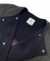 中古・古着 LANVIN en Bleu (ランバンオンブルー) メルトンコンビキルティングコート オリーブ×グレー サイズ:38：17000円