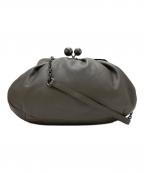 WEEKEND Max Maraウィークエンド マックスマーラ）の古着「PASTICCINOがま口チェーンショルダーバッグ」｜ブラウン