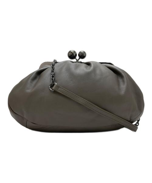 WEEKEND Max Mara（ウィークエンド マックスマーラ）WEEKEND Max Mara (ウィークエンド マックスマーラ) PASTICCINOがま口チェーンショルダーバッグ ブラウンの古着・服飾アイテム