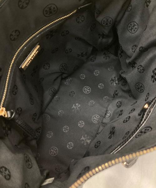 TORY BURCH（トリーバーチ）TORY BURCH (トリーバーチ) テイラー サッチェル ショルダーバッグ ブラックの古着・服飾アイテム
