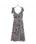 HER LIP TO (ハーリップトゥ) Sunflower-printed midi dress ブルー サイズ:S：9000円