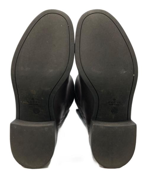 GUCCI（グッチ）GUCCI (グッチ) GG柄ロングブーツ ブラウン サイズ:36 1/2の古着・服飾アイテム