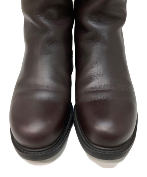 GUCCI（グッチ）GUCCI (グッチ) GG柄ロングブーツ ブラウン サイズ:36 1/2の古着・服飾アイテム