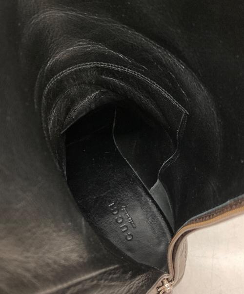 GUCCI（グッチ）GUCCI (グッチ) GG柄ロングブーツ ブラウン サイズ:36 1/2の古着・服飾アイテム