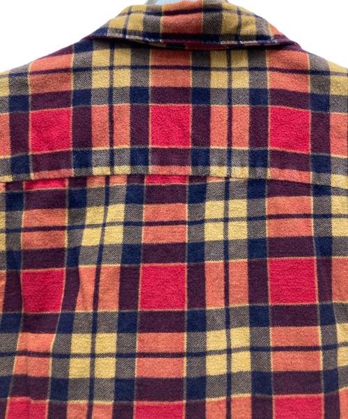 TOWN CRAFT（タウンクラフト）TOWN CRAFT (タウンクラフト) チェックシャツ オレンジ×レッド サイズ:XLの古着・服飾アイテム
