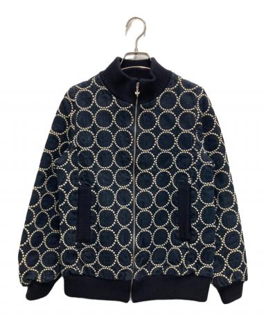 美品 mina perhonen タンバリン デニム ブルゾン アウター ロゴ 中古・古着通販】mina perhonen (ミナ ペルホネン) タンバリンデニム