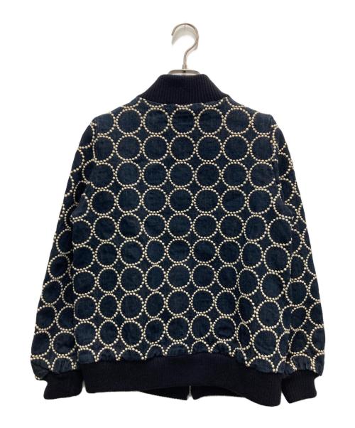 mina perhonen（ミナ ペルホネン）mina perhonen (ミナ ペルホネン) タンバリンデニムブルゾン インディゴ サイズ:38の古着・服飾アイテム