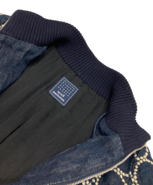 mina perhonen（ミナ ペルホネン）mina perhonen (ミナ ペルホネン) タンバリンデニムブルゾン インディゴ サイズ:38の古着・服飾アイテム