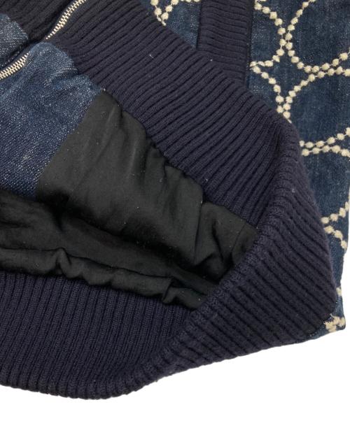 mina perhonen（ミナ ペルホネン）mina perhonen (ミナ ペルホネン) タンバリンデニムブルゾン インディゴ サイズ:38の古着・服飾アイテム