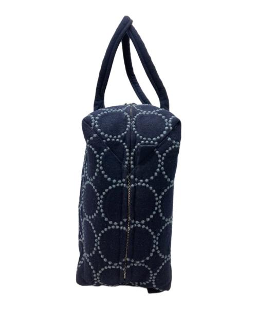 mina perhonen（ミナ ペルホネン）mina perhonen (ミナ ペルホネン) タンバリン マトカバッグ ネイビーの古着・服飾アイテム