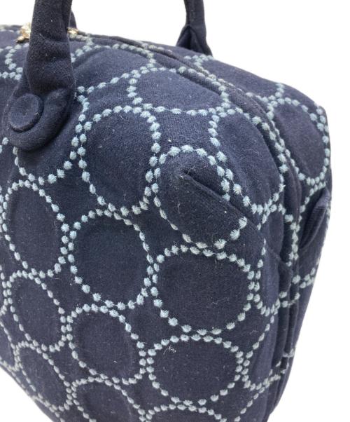 mina perhonen（ミナ ペルホネン）mina perhonen (ミナ ペルホネン) タンバリン マトカバッグ ネイビーの古着・服飾アイテム