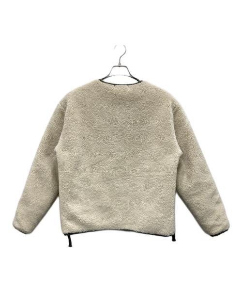 TAION（タイオン）TAION (タイオン) ミリタリー リバーシブル クルーネック ダウンジャケット ベージュ×グリーン サイズ:ASIA Sの古着・服飾アイテム