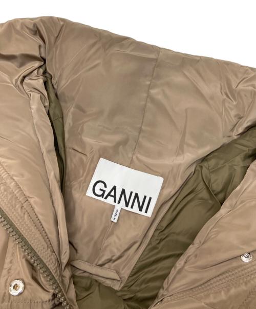 GANNI（ガニー）GANNI (ガニー) OVERSIZED TECH PUFFER COAT ブラウン サイズ:不明（実寸参照）の古着・服飾アイテム
