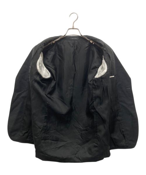 EMPORIO ARMANI（エンポリオ アルマーニ）EMPORIO ARMANI (エンポリオ アルマーニ) ウールテーラードジャケット ブラック サイズ:48の古着・服飾アイテム